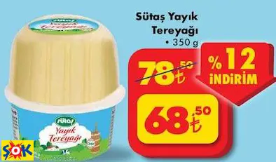 SÜTAŞ YAYIK TEREYAĞI SÜTAŞ YAYIK TEREYAĞI